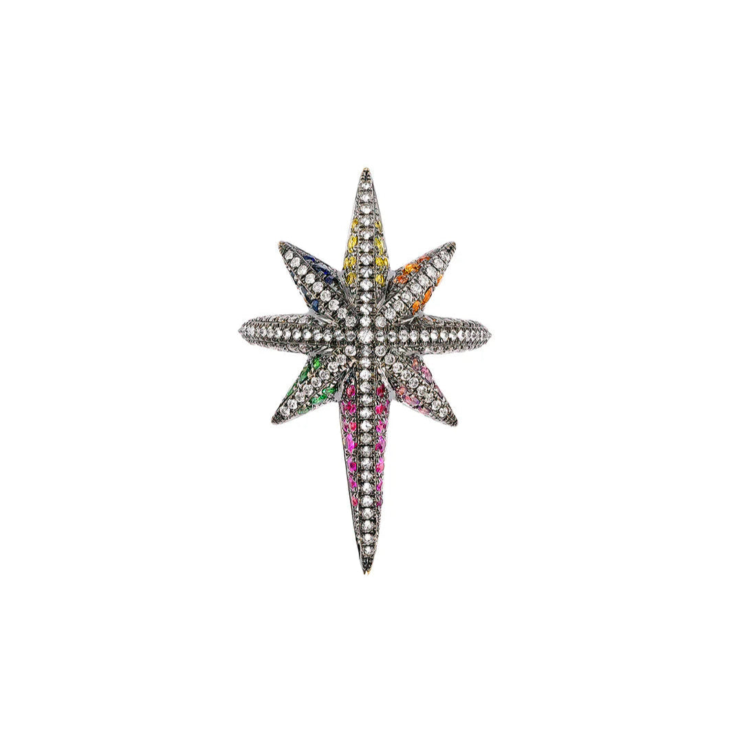 Theiya Rainbow Star Ring