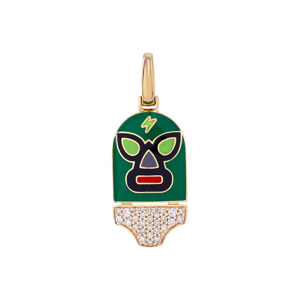 The Hurricane Luchadores Pendant