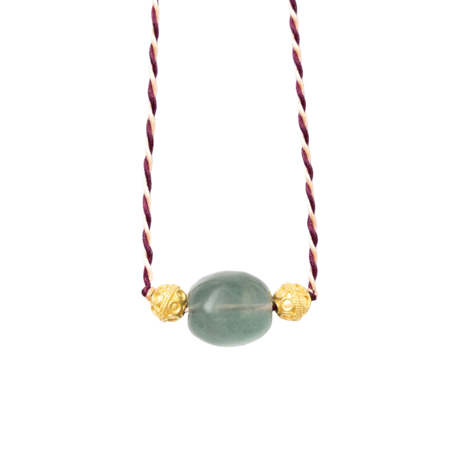 Aquamarine Daira Cord Necklace - MUSE Shop