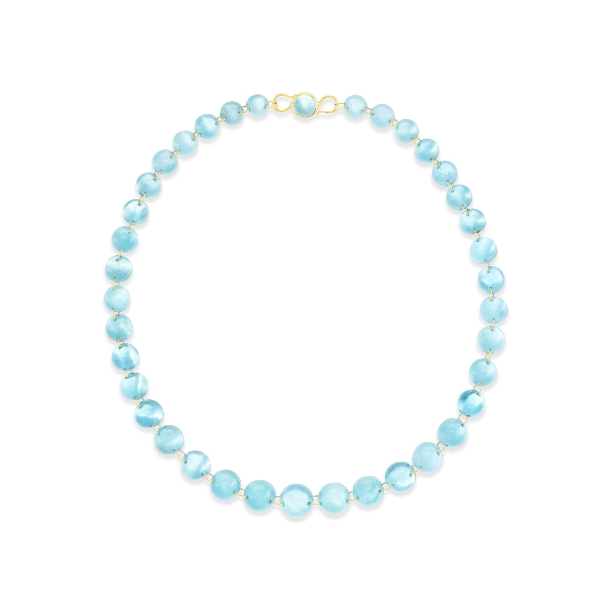 Aquamarine Lady Like Necklace - MUSE Shop