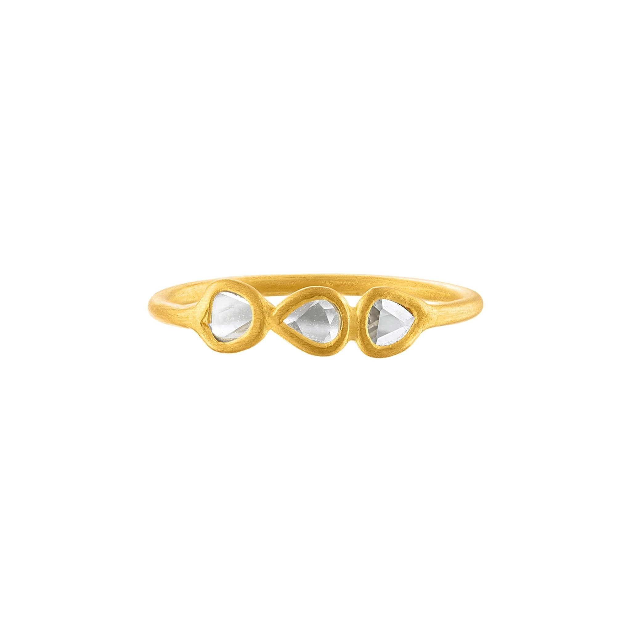 Bazaar Triple Diamond Ring - MUSE Shop