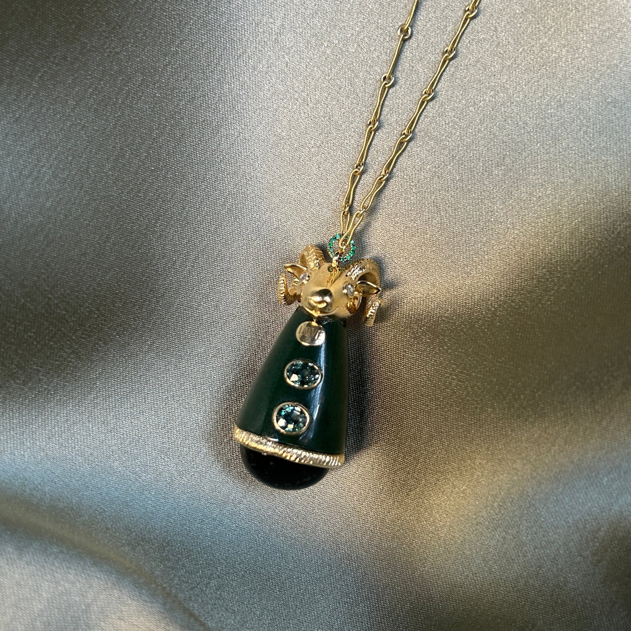 Big Ram Totem Necklace - MUSE Shop