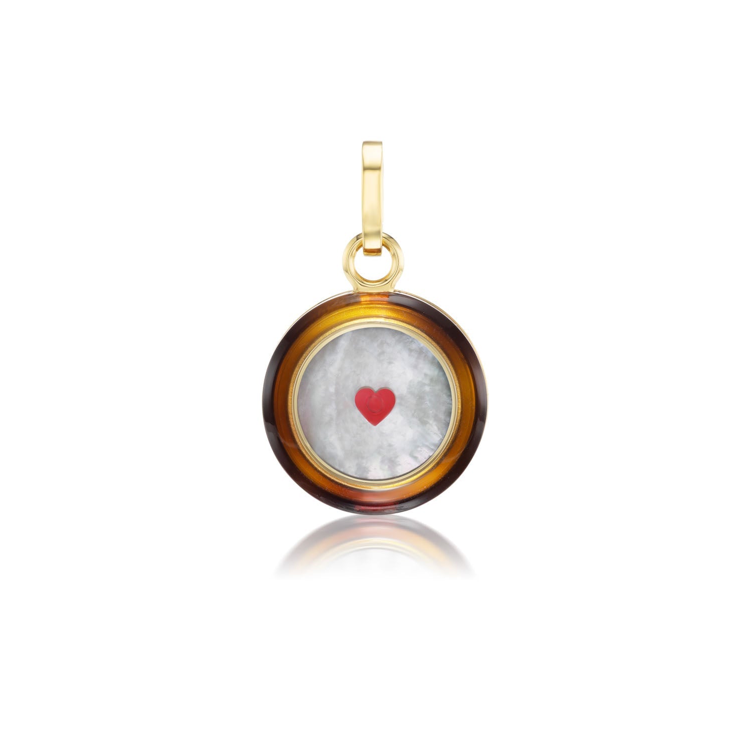 Brown & Mother of Pearl Carpe Diem Charm - MUSE Shop