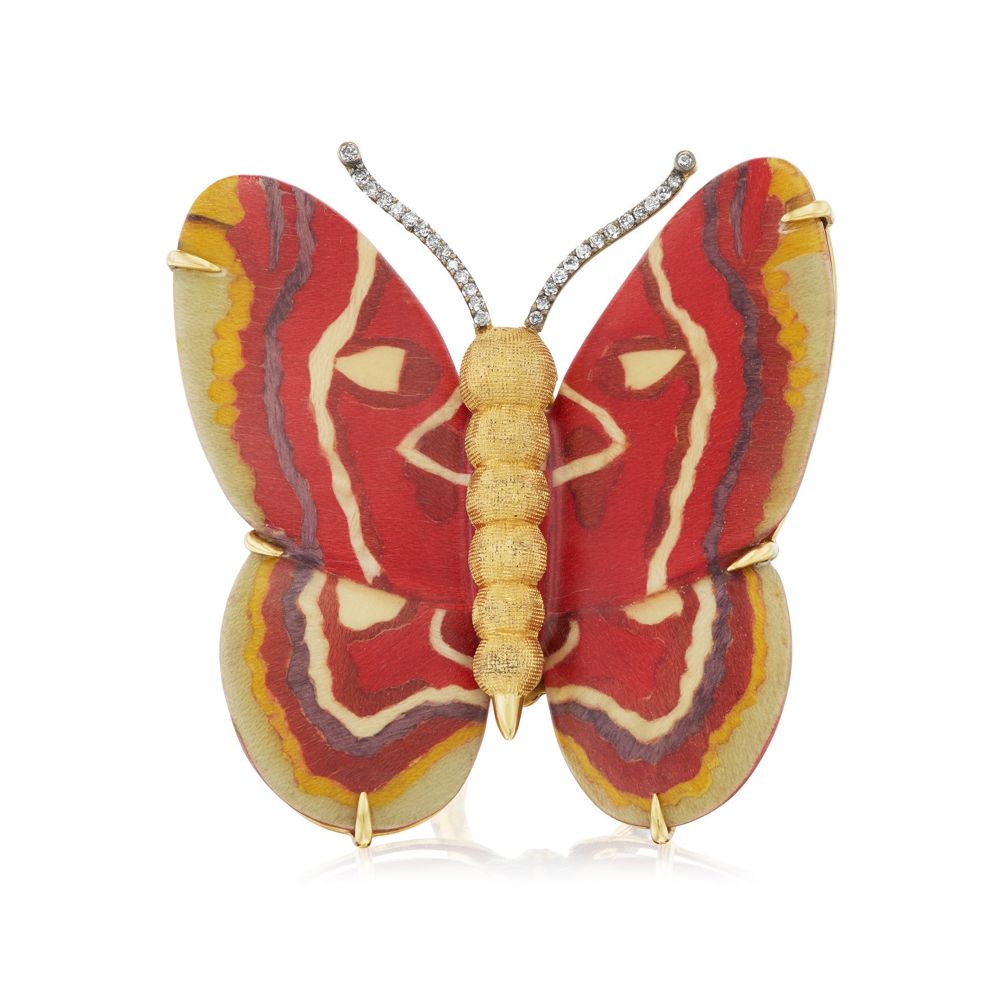 Butterfly Marquetry Ring - MUSE Shop