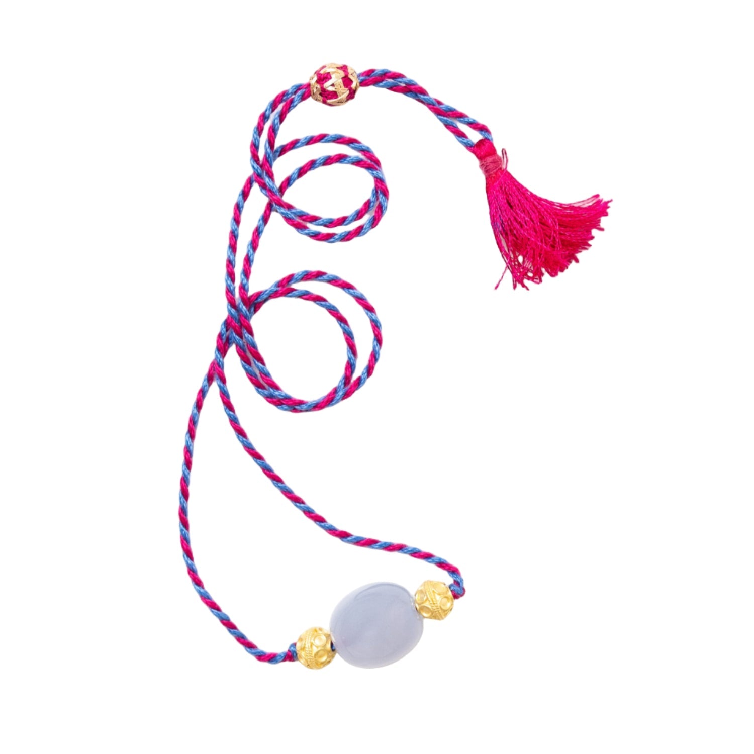 Chalcedony Daira Cord Necklace - MUSE Shop