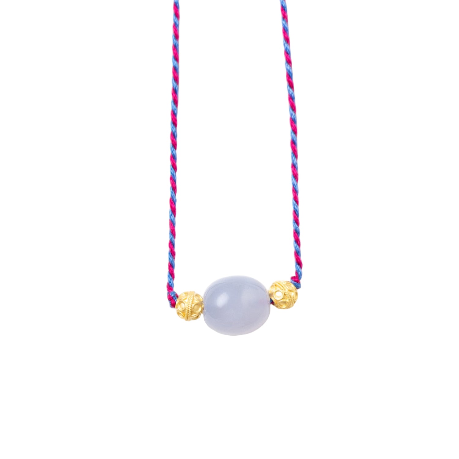 Chalcedony Daira Cord Necklace - MUSE Shop