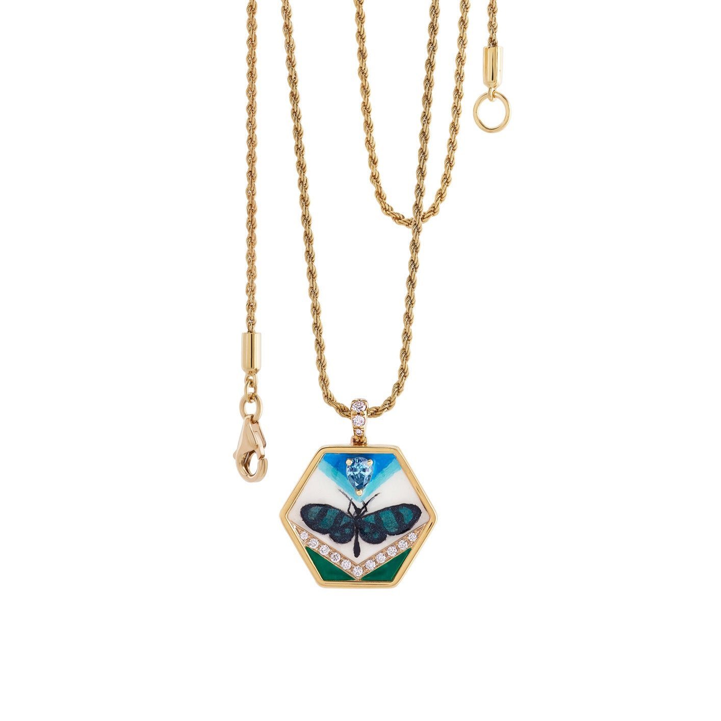 Change Your Stripes Butterflies Necklace - MUSE Shop