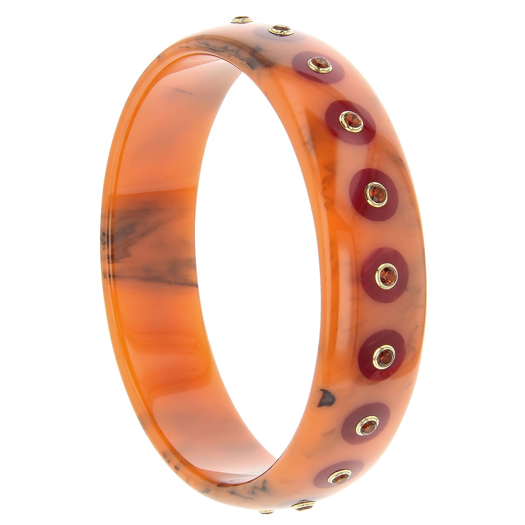 Citrine Bakelite Bangle - MUSE Shop