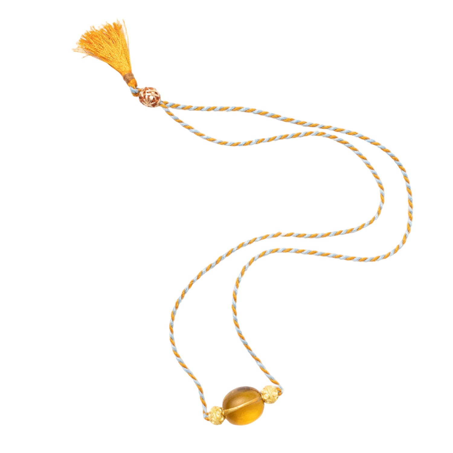 Citrine Daira Cord Necklace - MUSE Shop