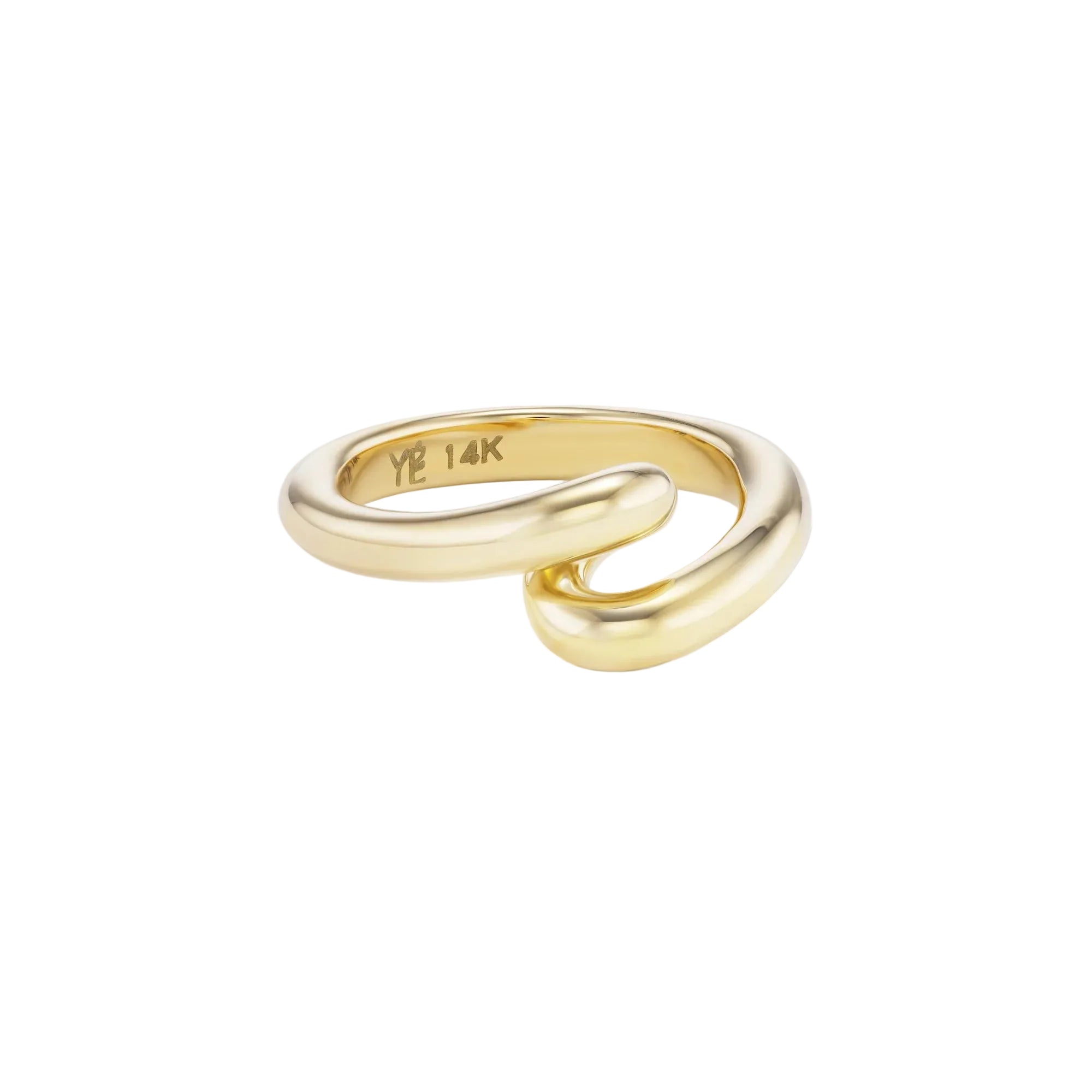 Contour Ring in Yellow Gold