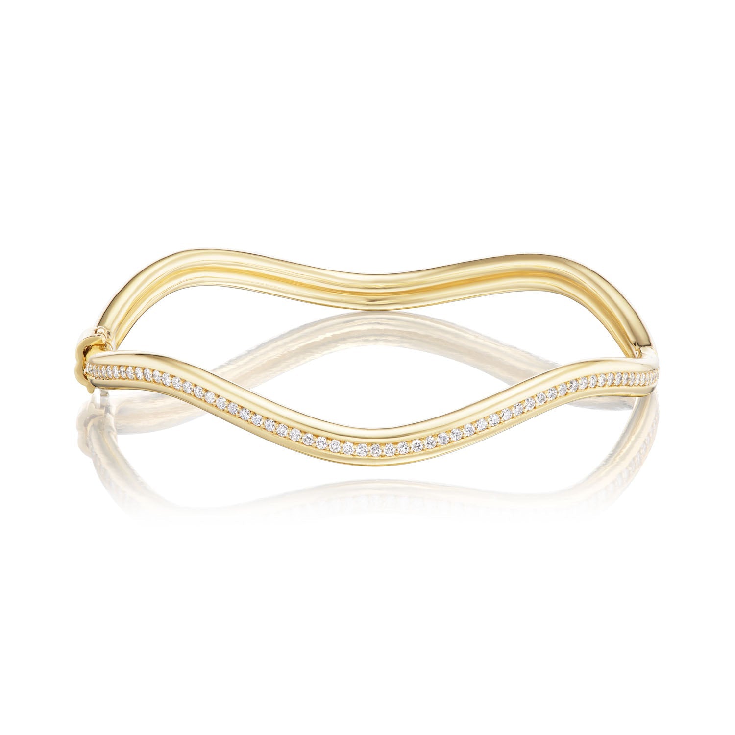 Curve Hinged Bangle - MUSE Shop