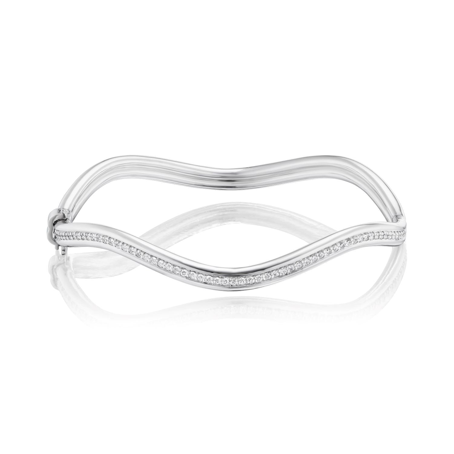 Curve Hinged Bangle - MUSE Shop