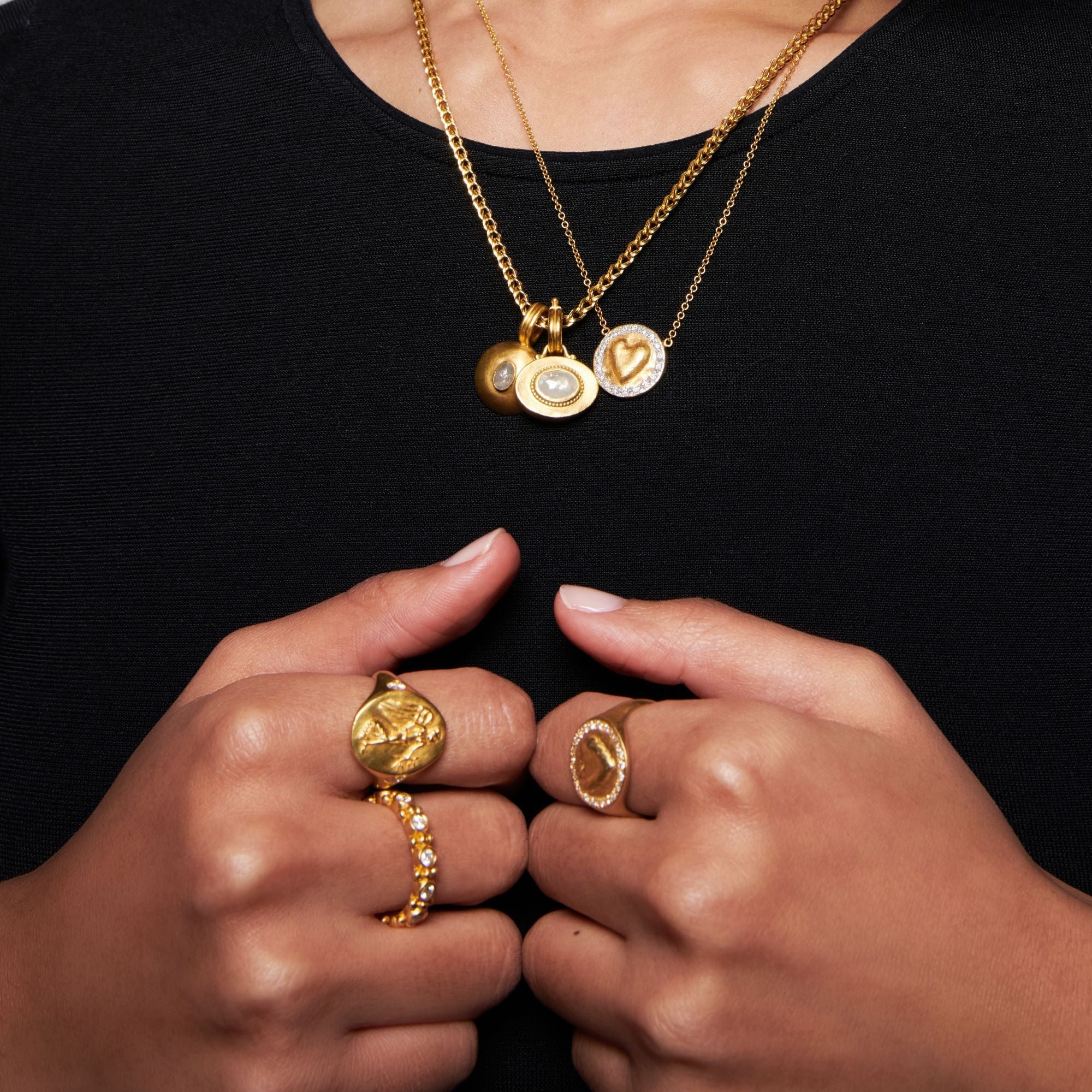 Diamond Bulla Aeon Ring - MUSE Shop