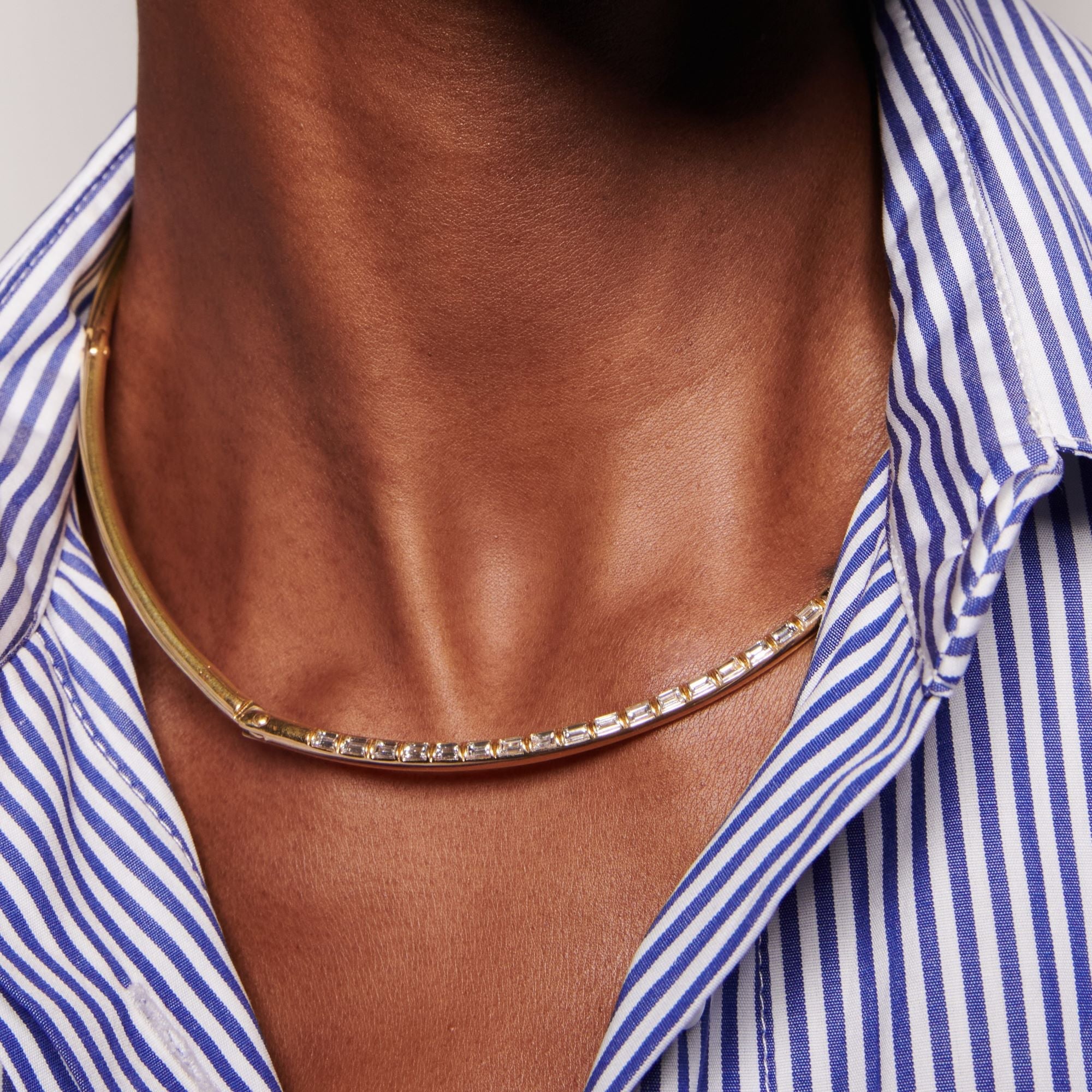 Diamond Carabiner Necklace - MUSE Shop