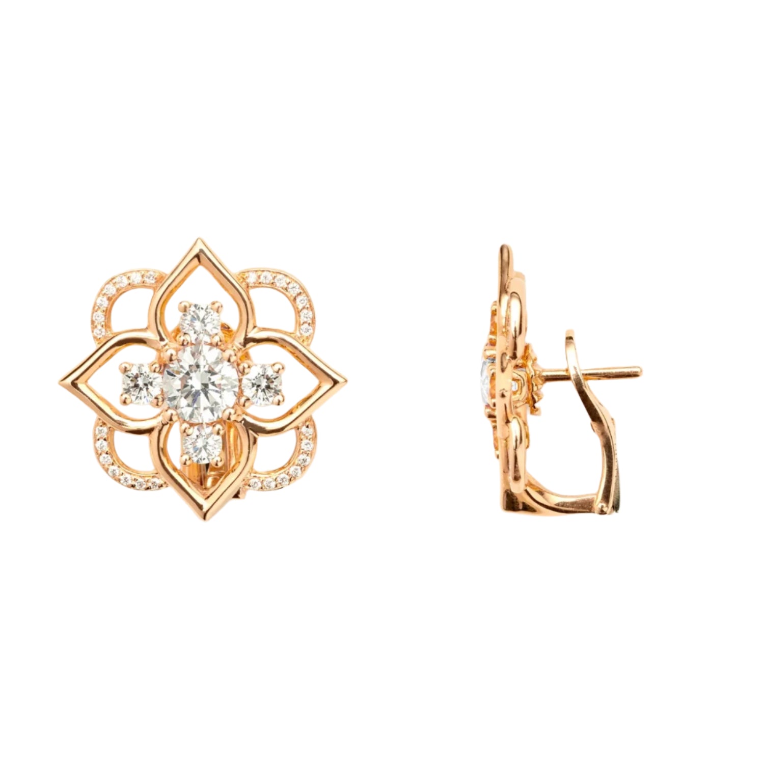 Diamond Giardino Medium Earrings - MUSE Shop