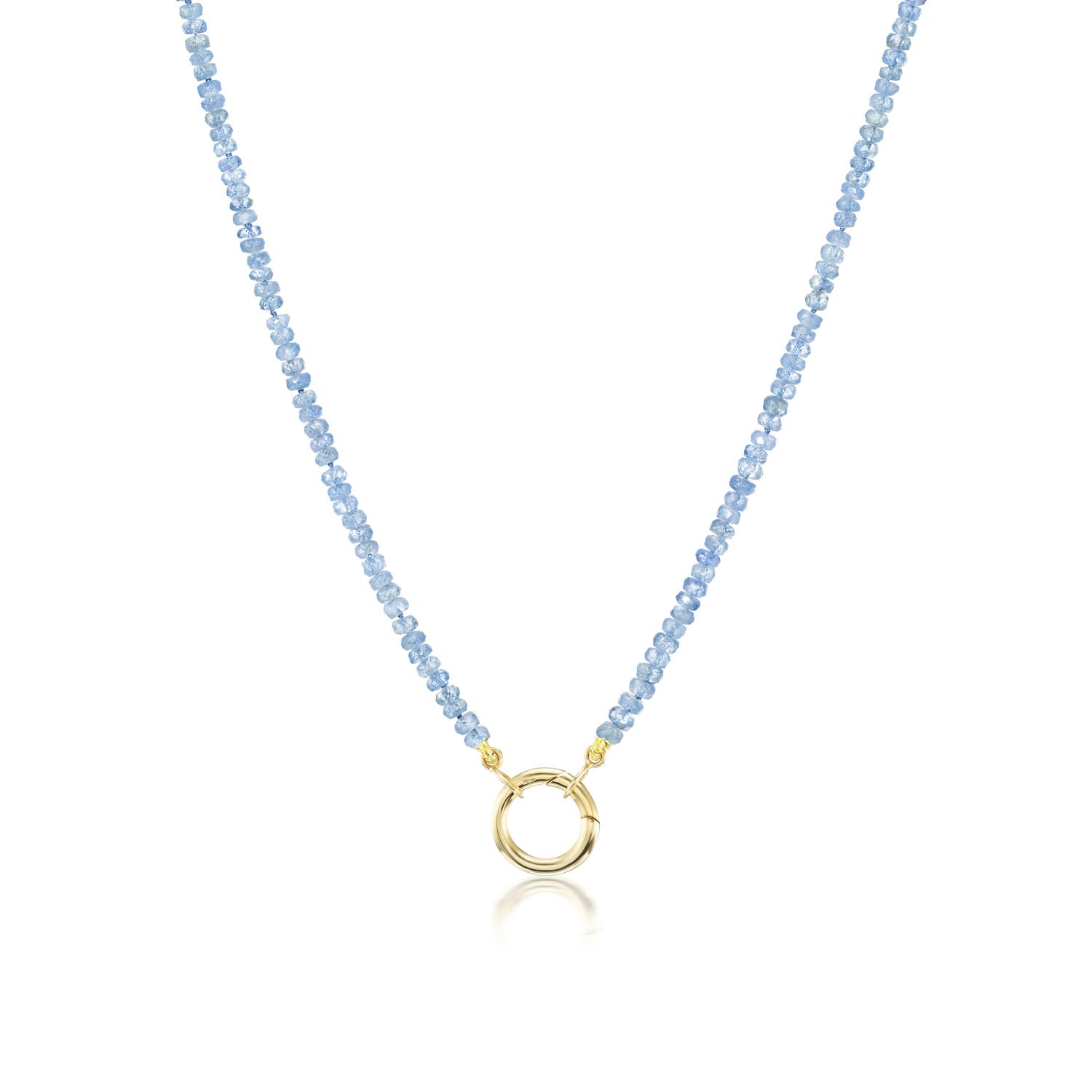 Faceted Blue Sapphire Bead Necklace - MUSE Shop