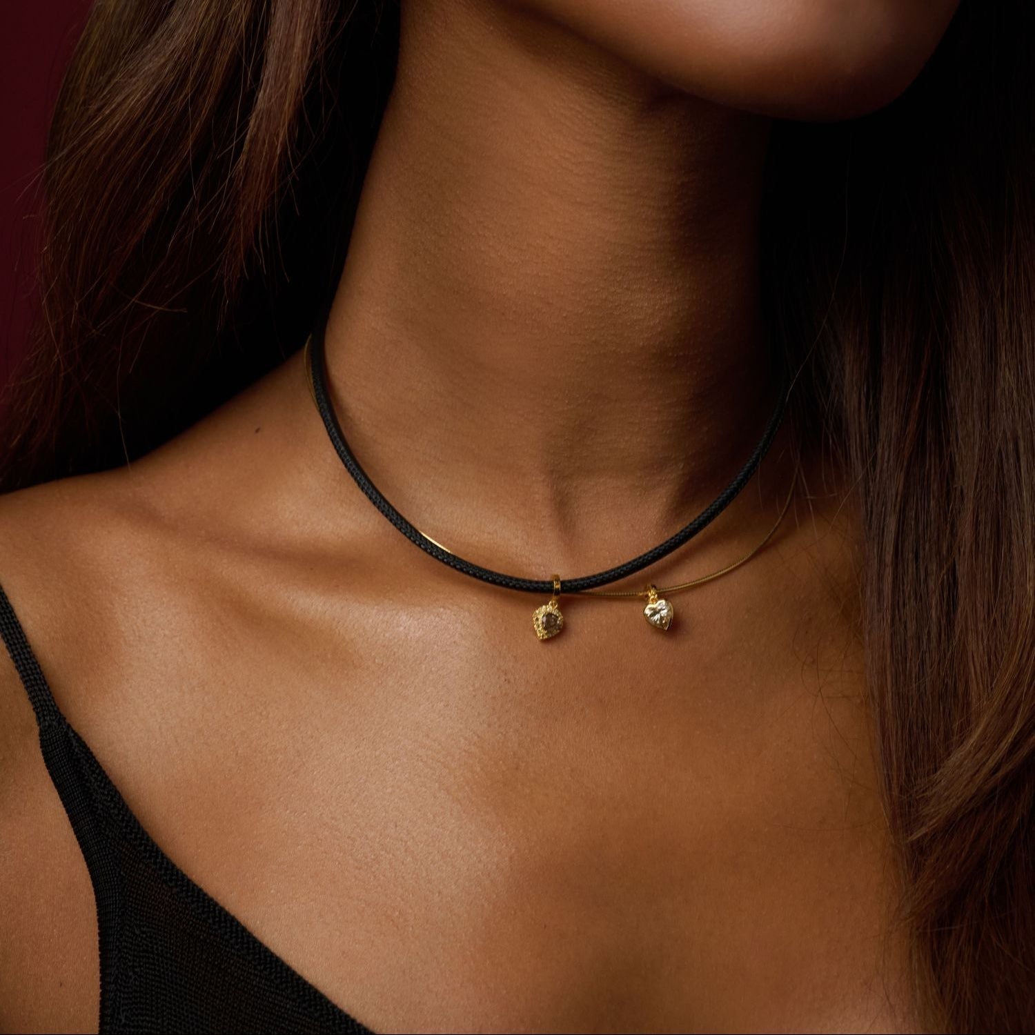 Fancy Color Heart Diamond in Bezel Charm - MUSE Shop