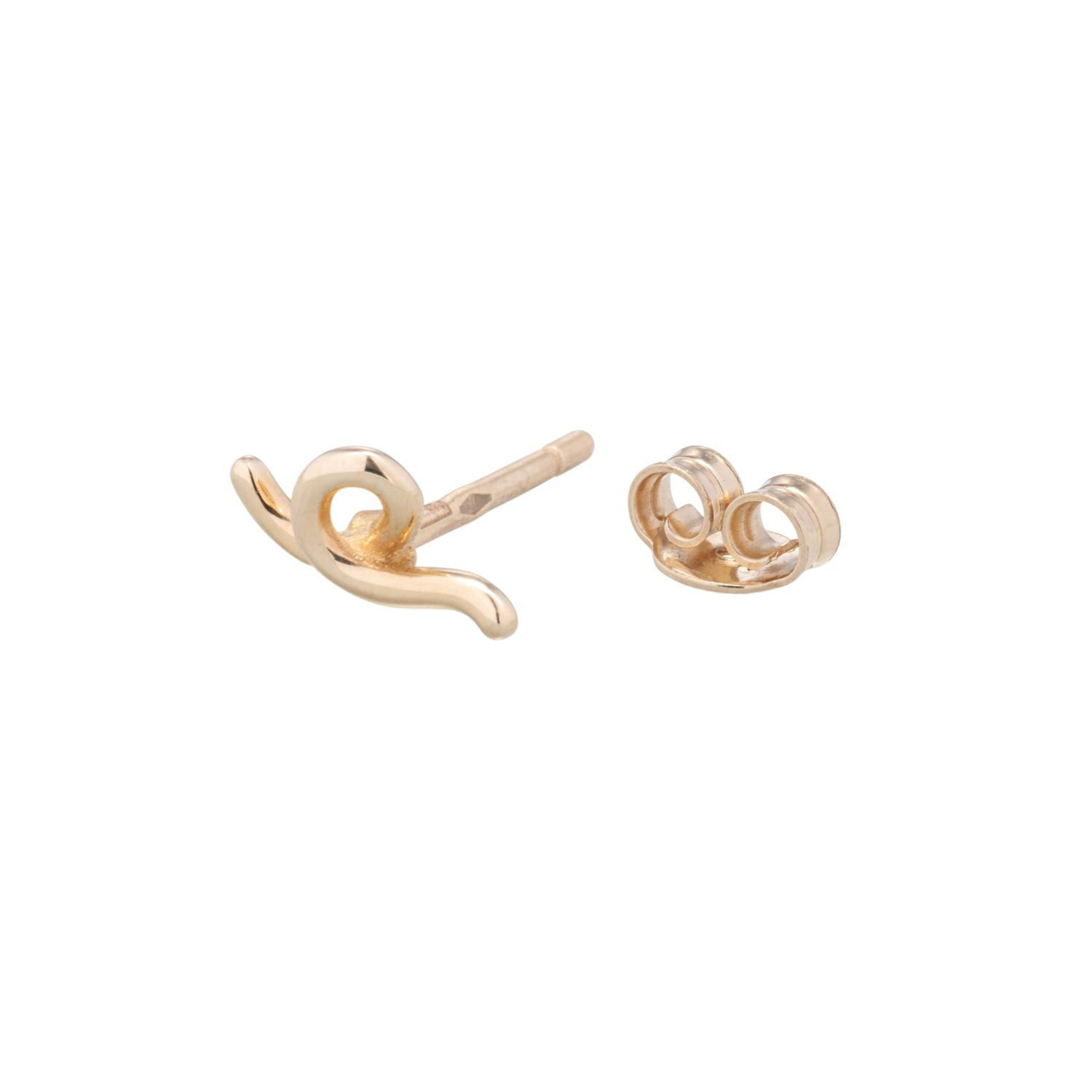 Gold Mini Loop Earring - MUSE Shop