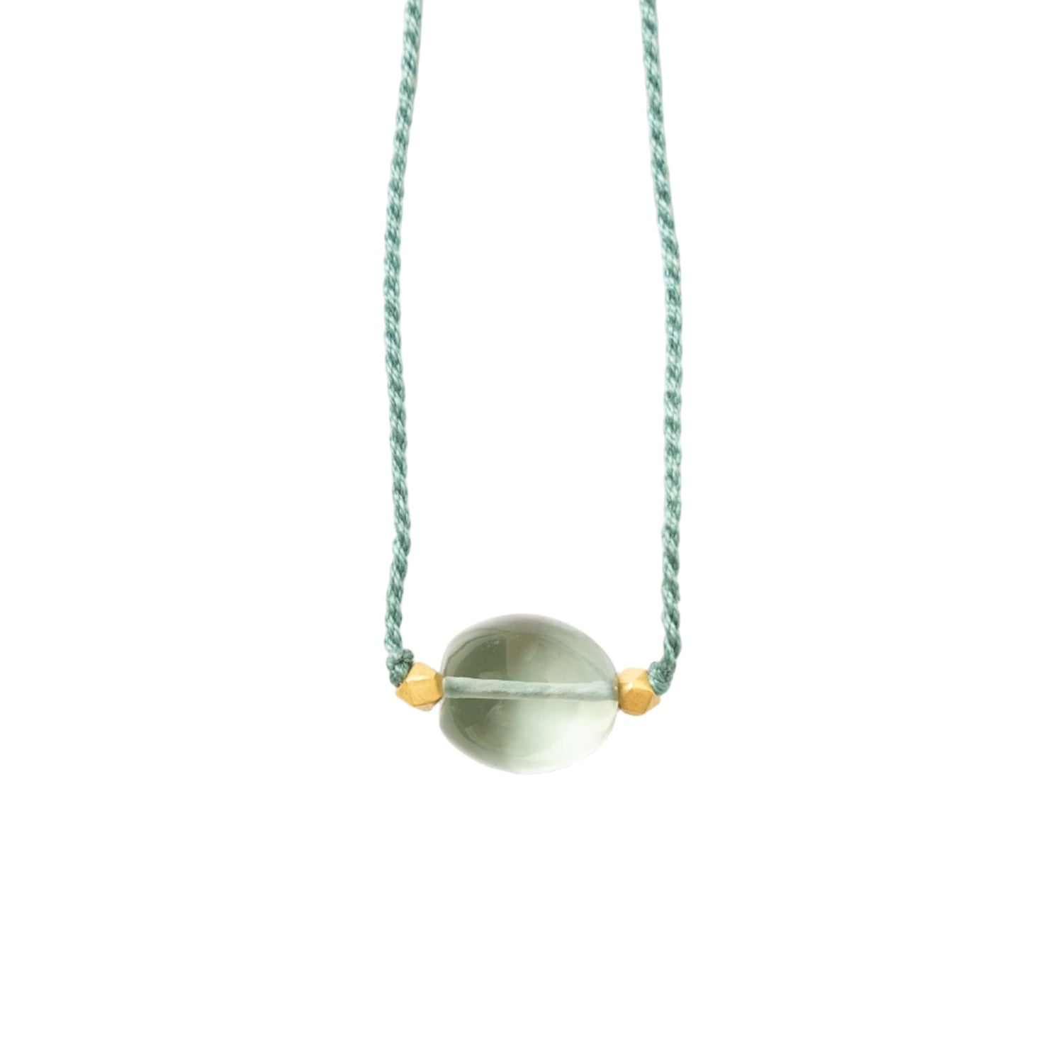 Green Amethyst Chota Cord Necklace - MUSE Shop