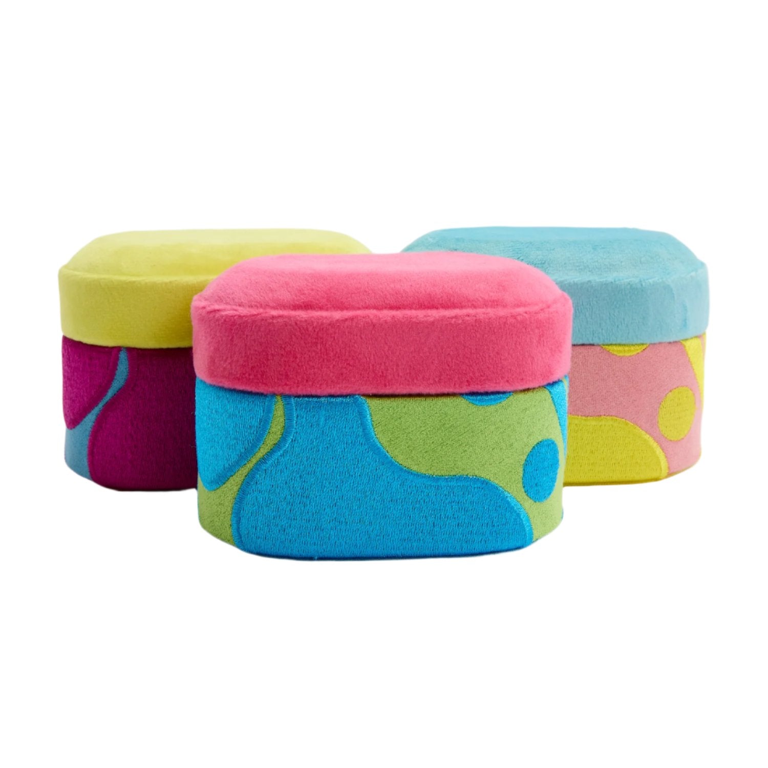 Green, Pink, & Turquoise Mini Jewelry Box - MUSE Shop