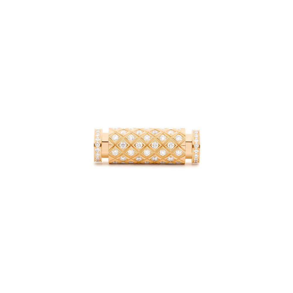 Latch Charm Full Diamond in Yellow Gold - MUSE Shop