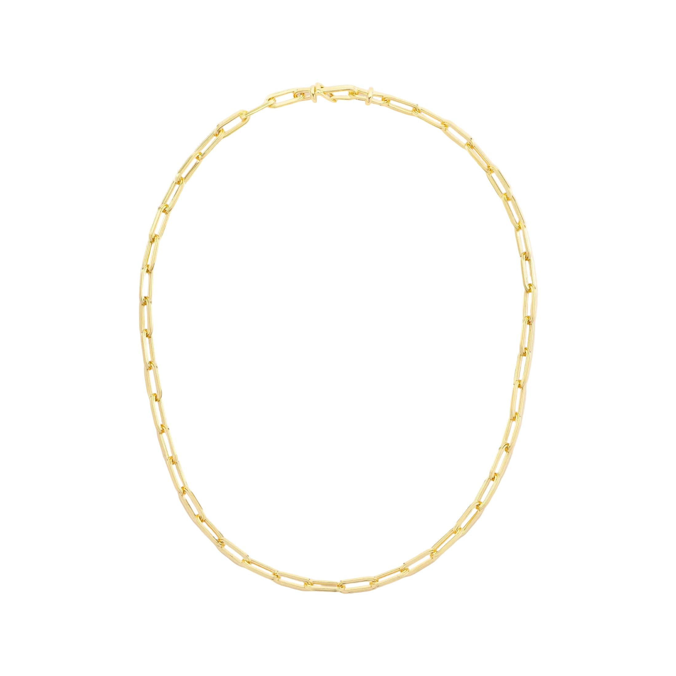 Short Lien Or Necklace in Yellow Gold
