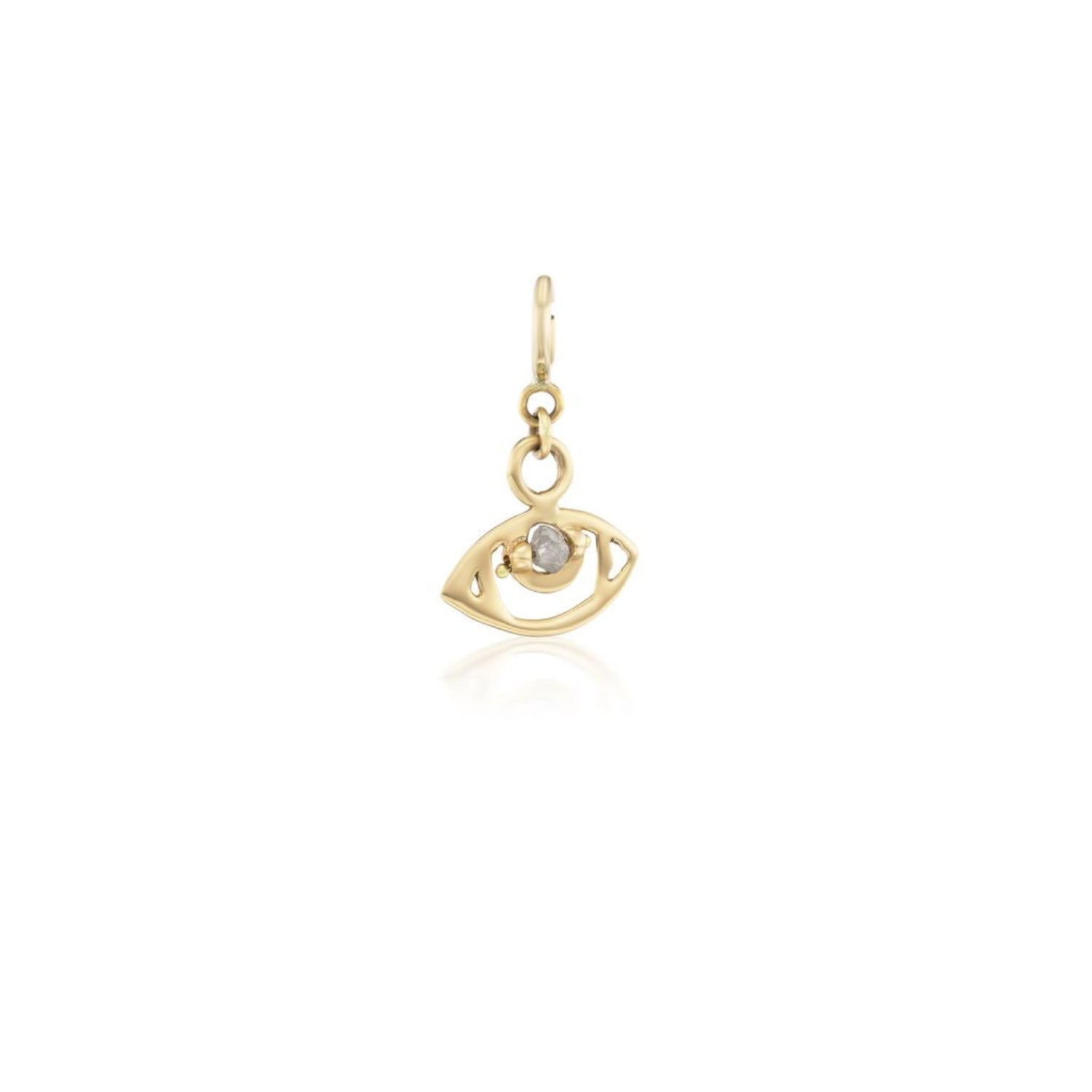 Mini Diamond Bead Eye Charm - MUSE Shop