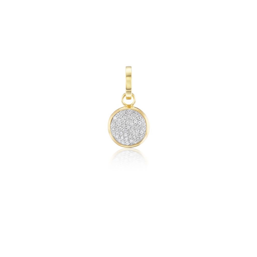 Mini Pavé Ora Round Charm - MUSE Shop