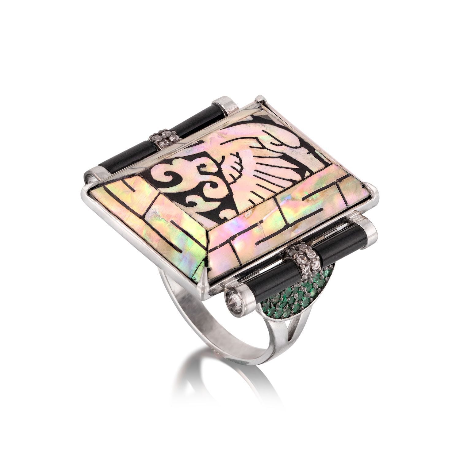 Mother of Pearl Elphaba Ring