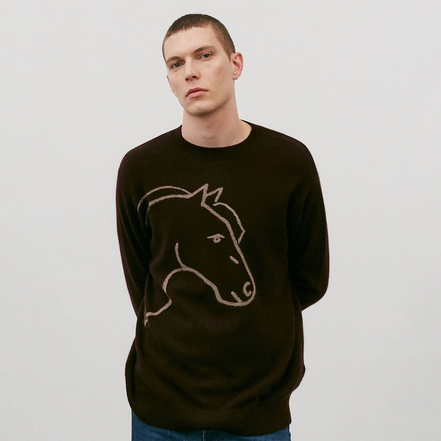 No. 85 Horse Sweater - MUSE Shop