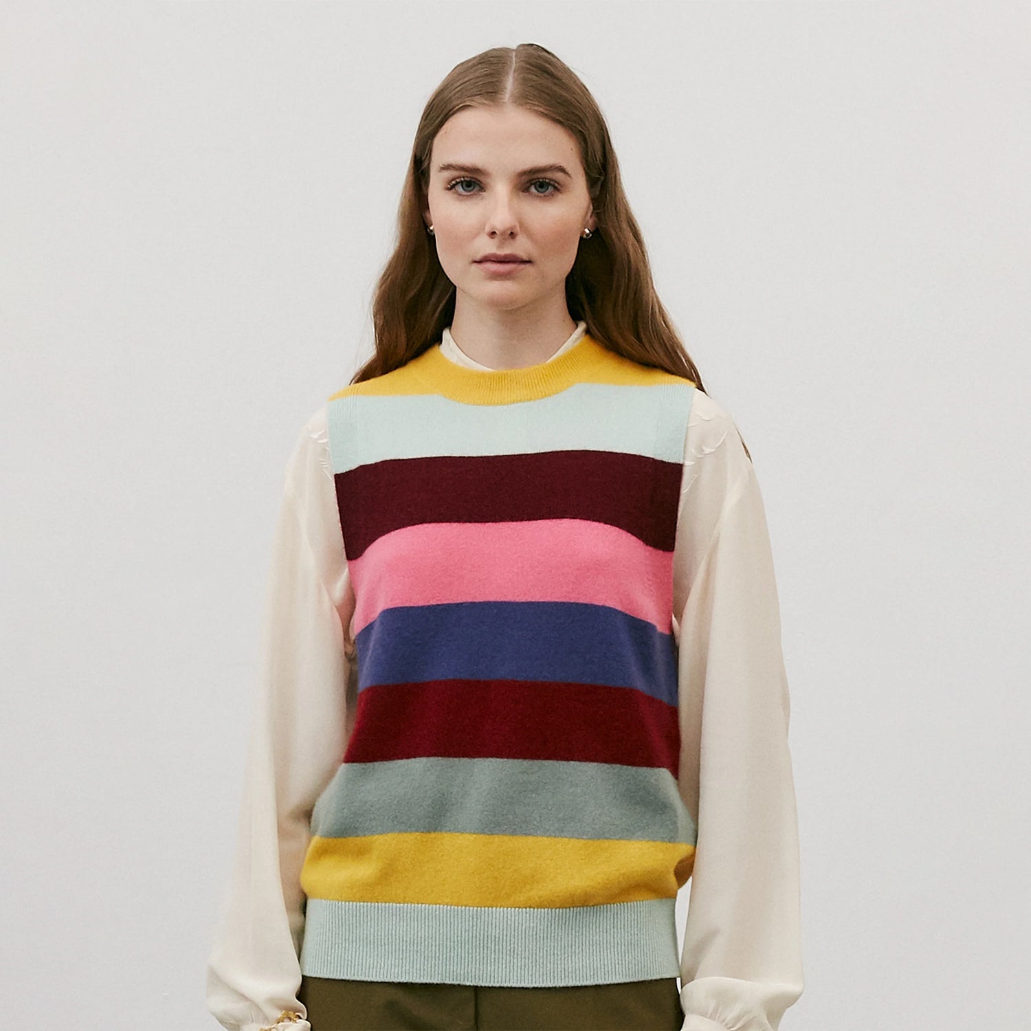 No. 87 Striped Vest - MUSE Shop