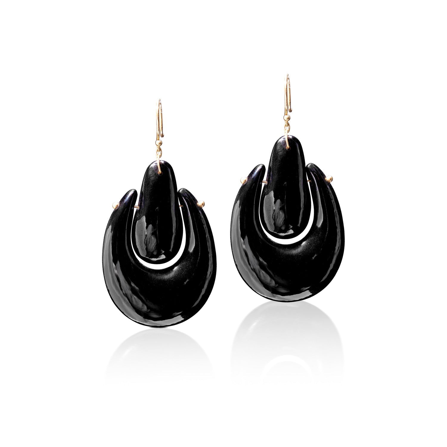 Onyx Large O'Keefe Earrings - MUSE Shop