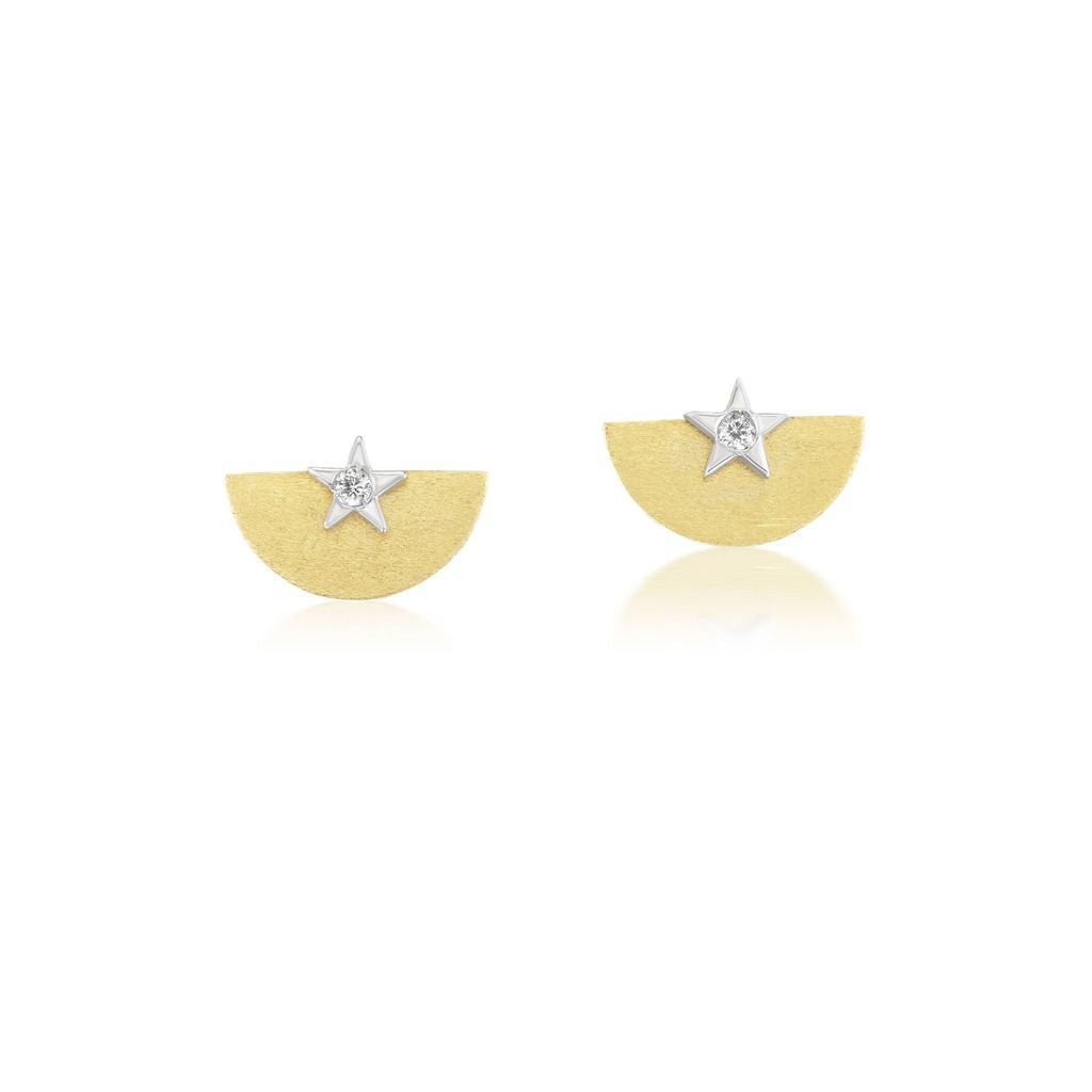 Ora Gold Super Mini Half an Hour Earrings - MUSE Shop