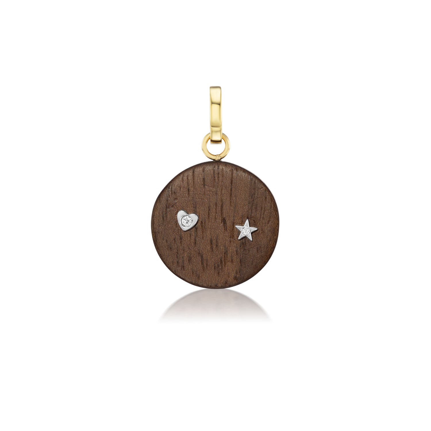 Ora Wood Heart & Star Charm - MUSE Shop