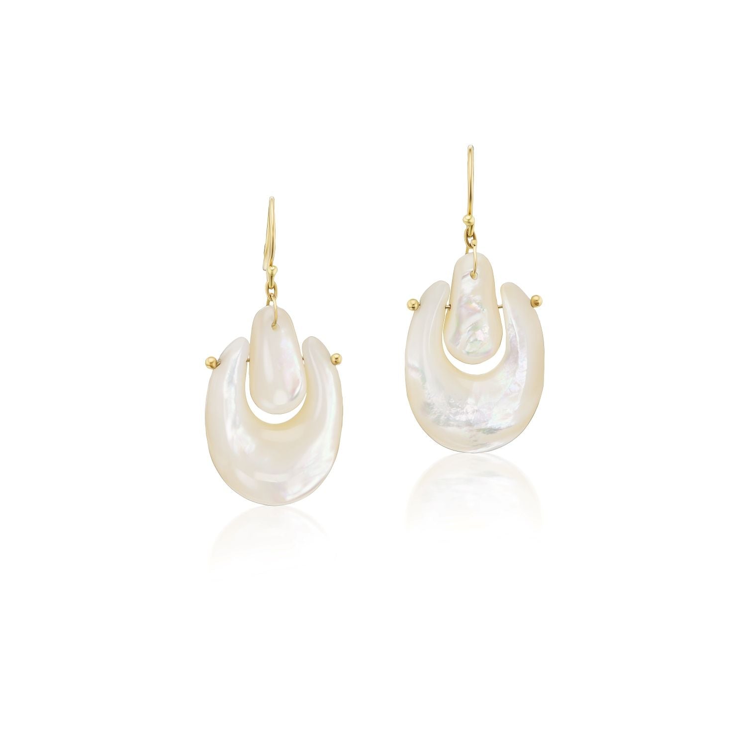 Mother of Pearl O'Keefe Earrings
