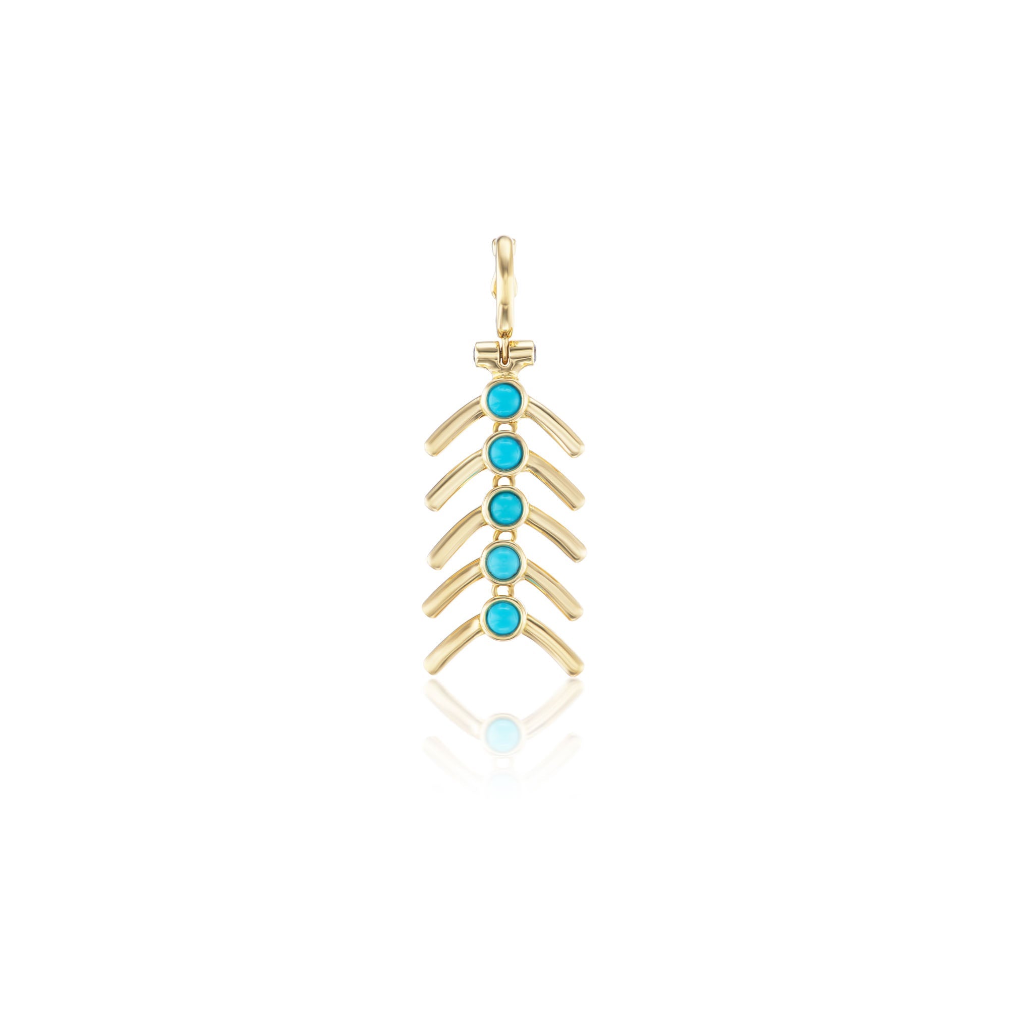 Piska Turquoise 5 Scale Pendant - MUSE Shop