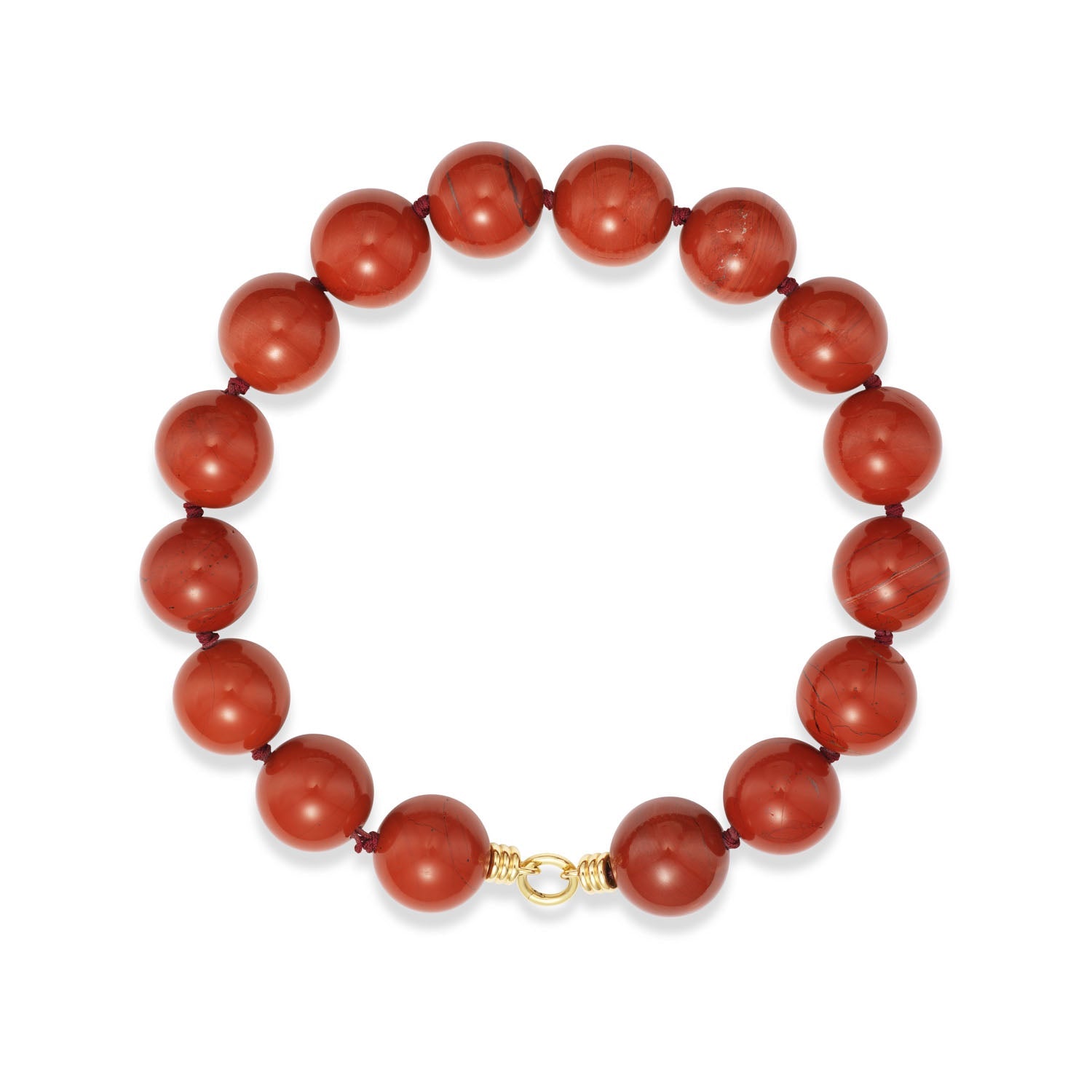 Red Jasper Ancla Necklace - MUSE Shop