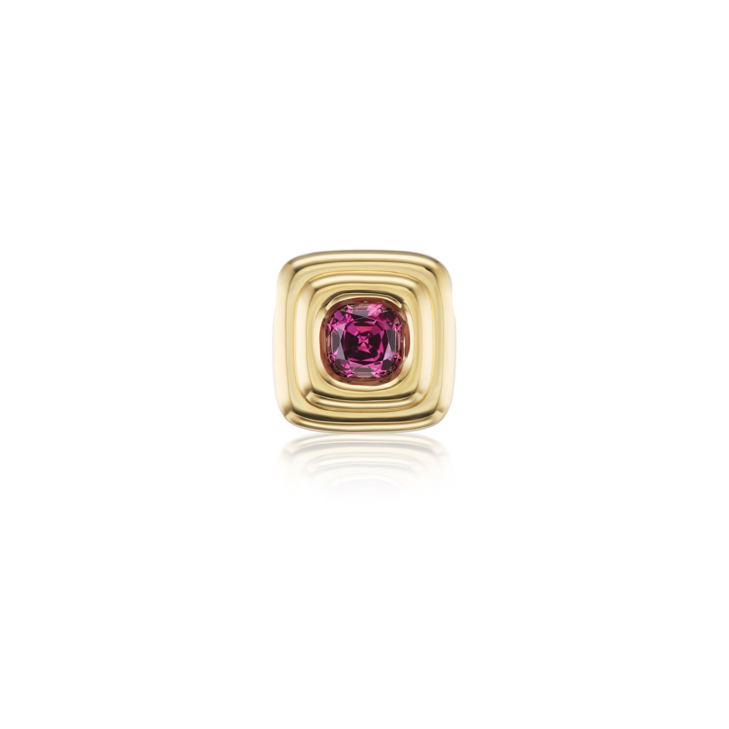 Rhodolite Garnet Ripple Pendant - MUSE Shop