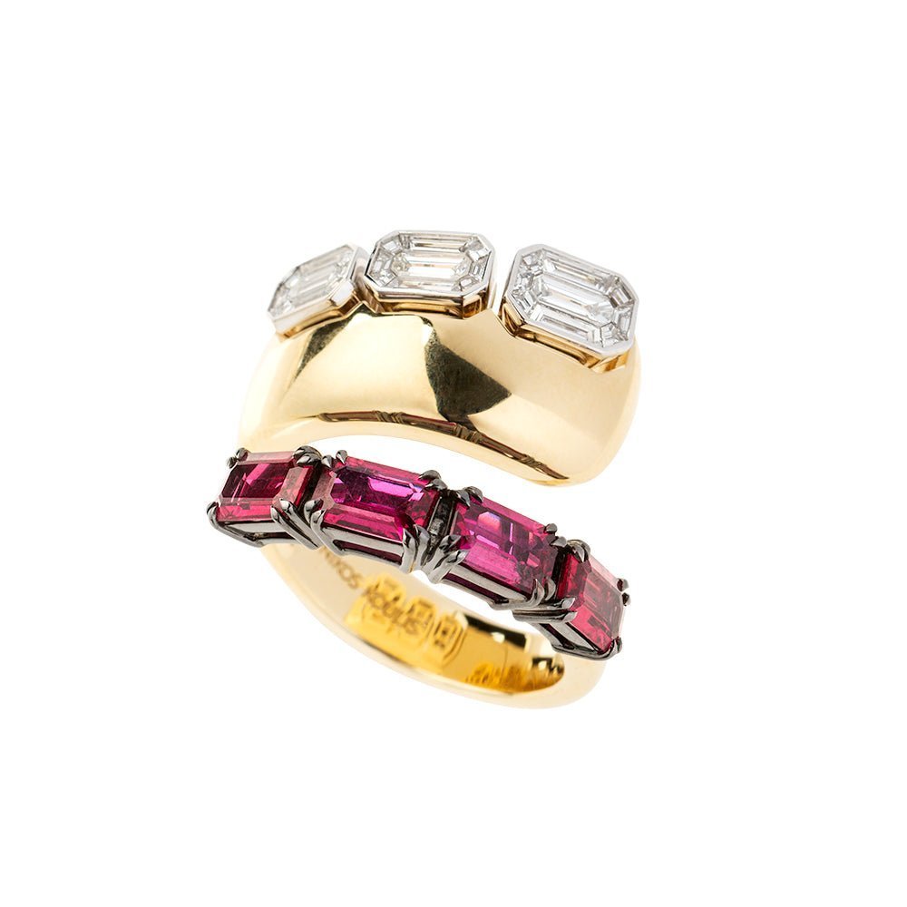 Ruby & White Diamond ME Ring - MUSE Shop