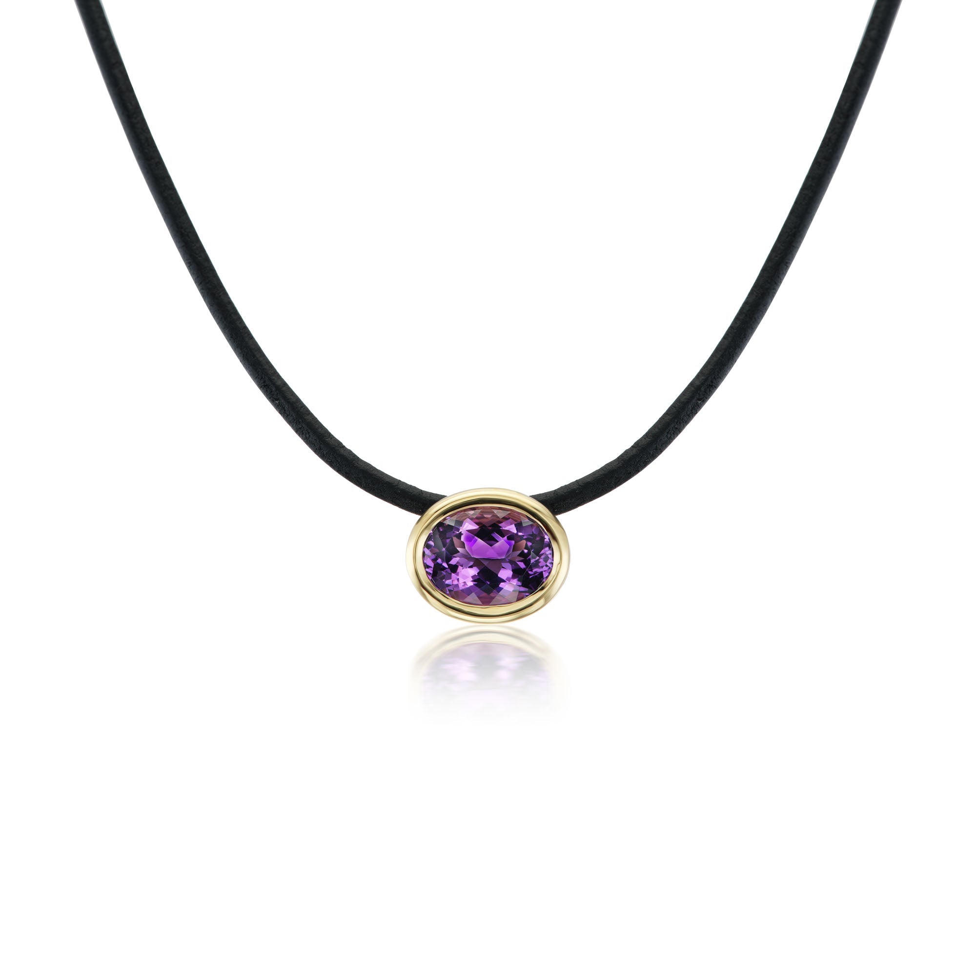 Scuba Purple Amethyst Choker Necklace - MUSE Shop