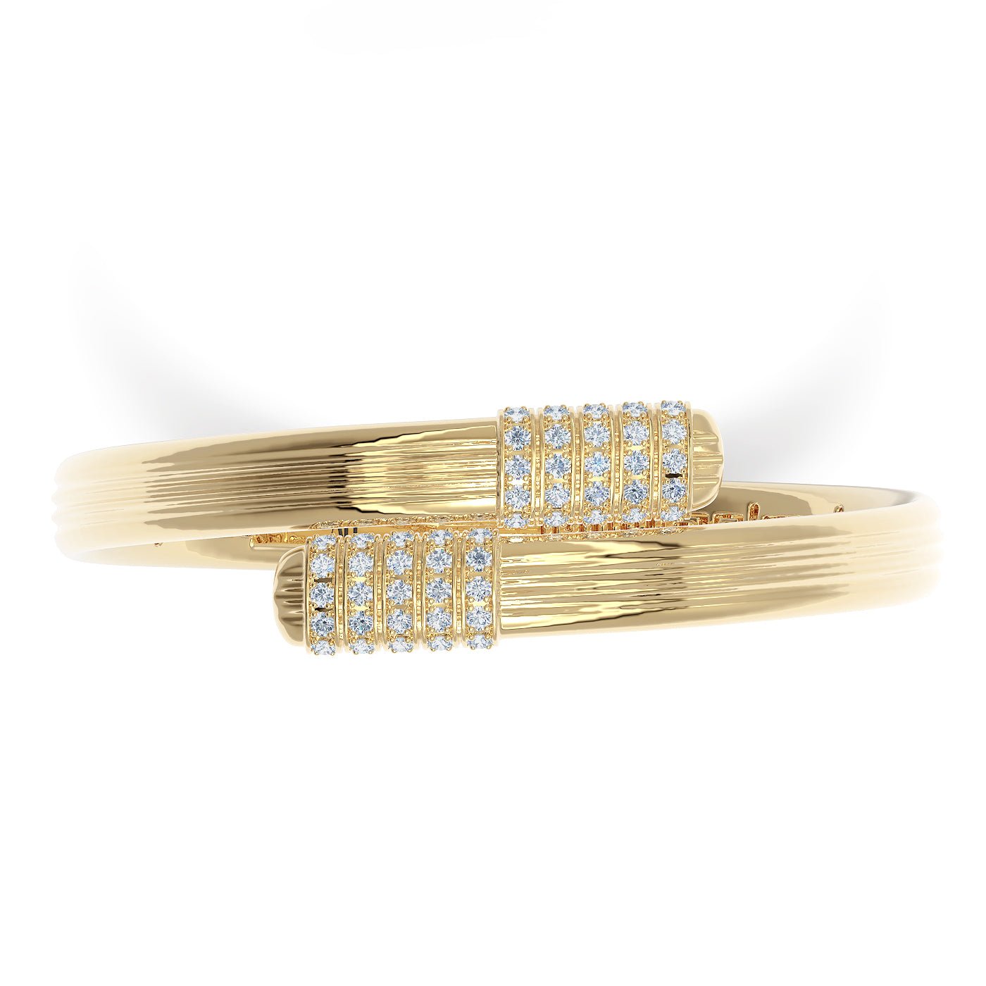 The Fluted Embrace Bangle - MUSE Shop