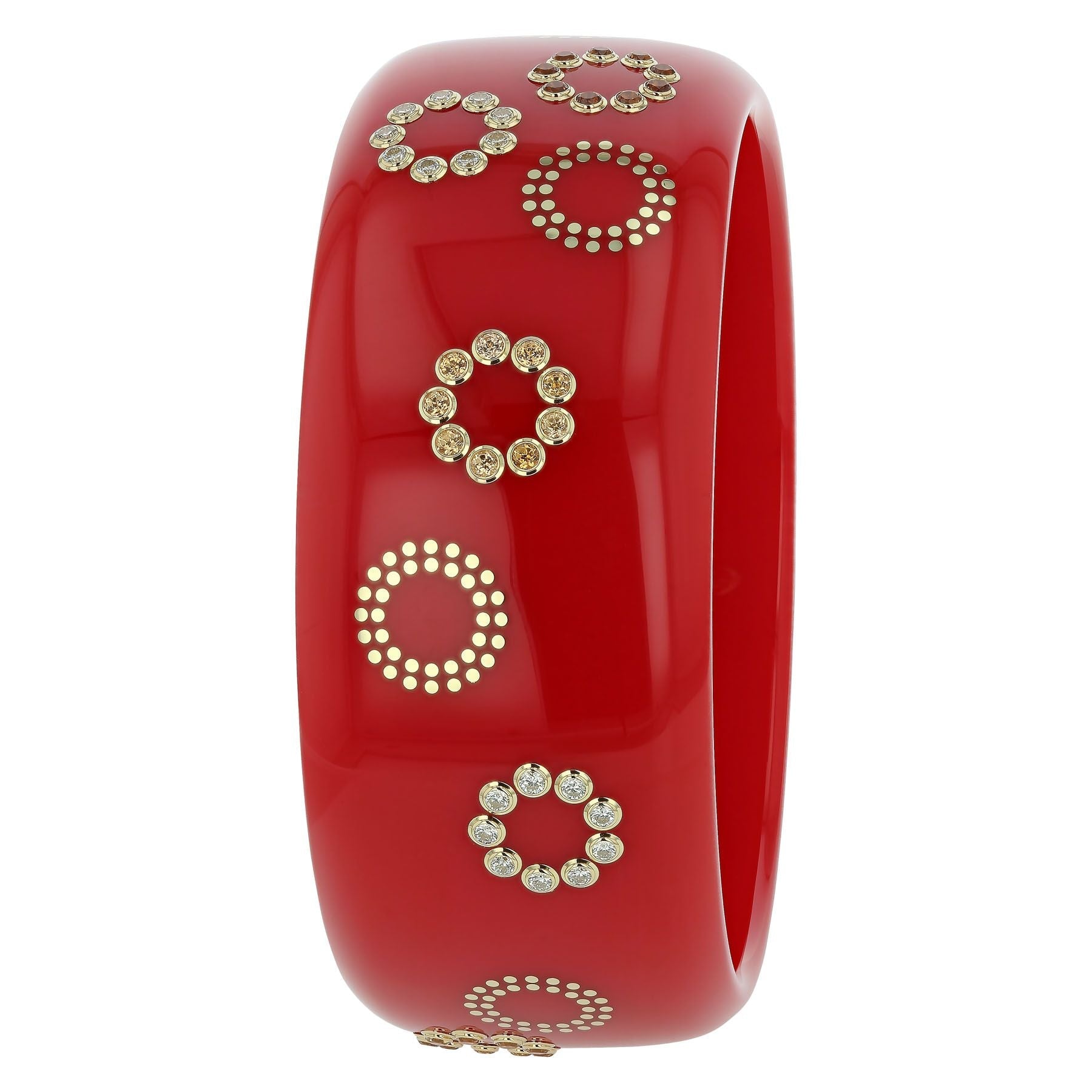 Thick Red Bakelite Bracelet - MUSE Shop