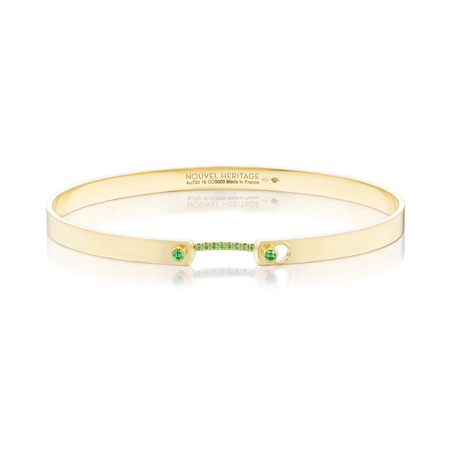 Tsavorite Business Meeting Mood Bangle - MUSE Shop