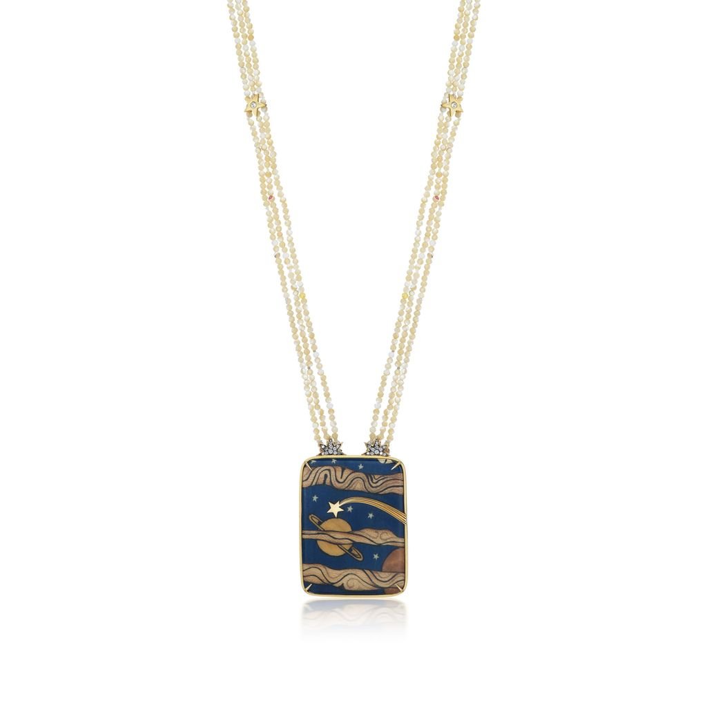 Via Lactea Marquetry Necklace - MUSE Shop