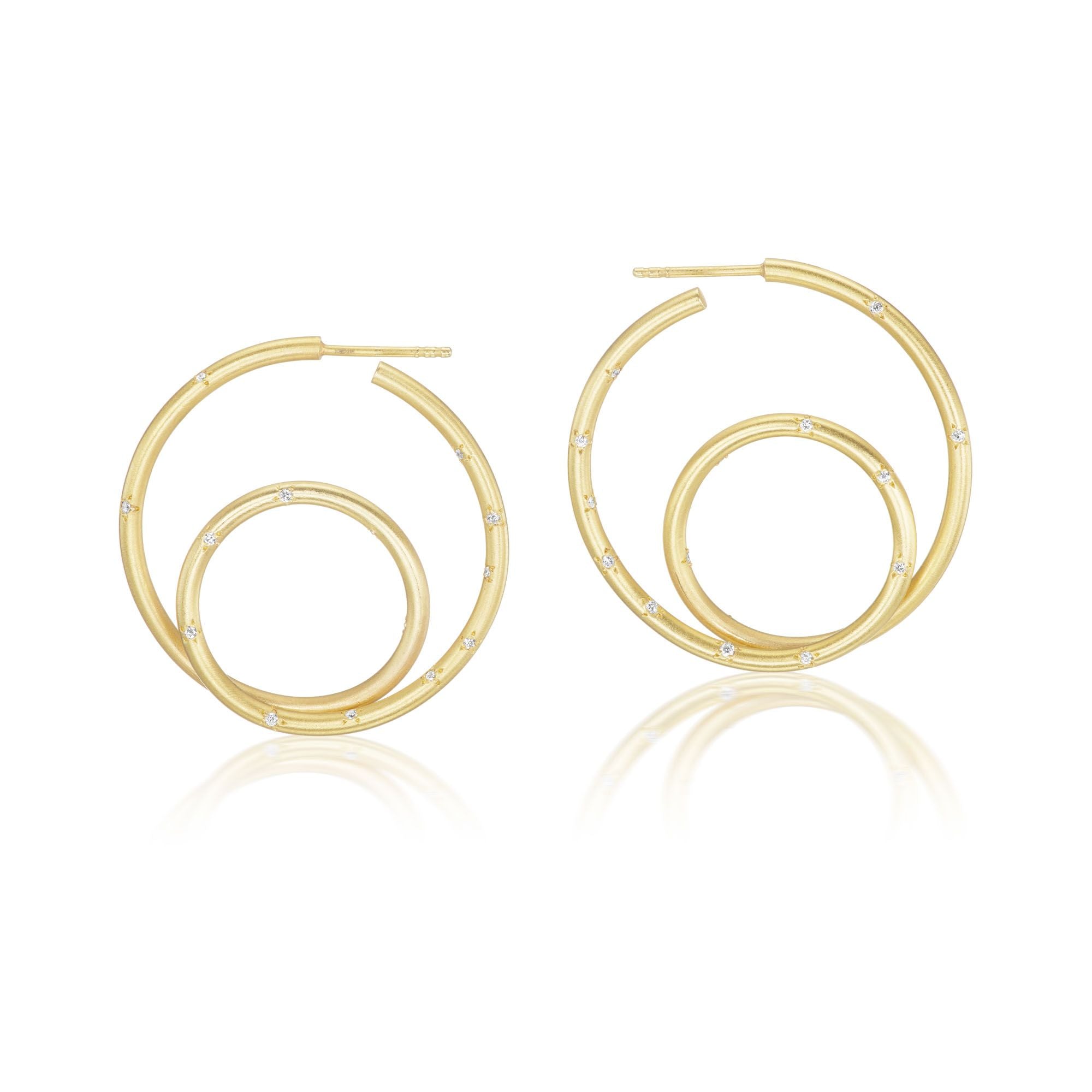 Volute Hoop Earrings - MUSE Shop