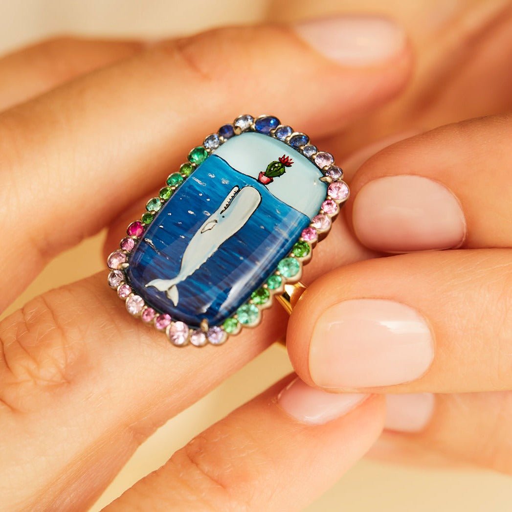 Whales At Wonderland Ring - MUSE Shop