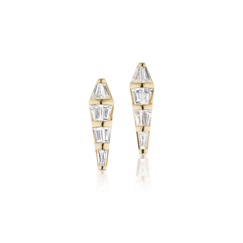 Yellow Gold Spectrum Earrings