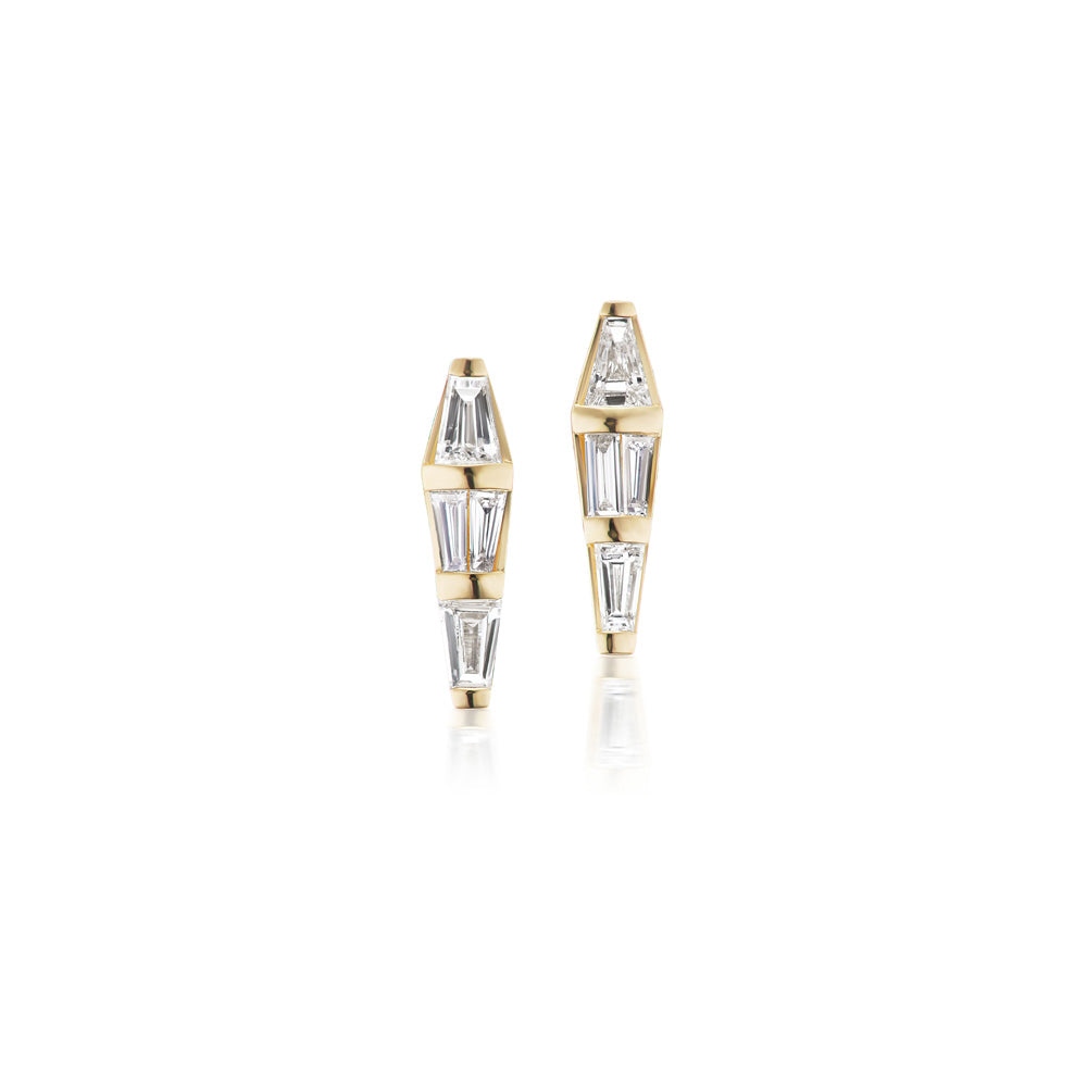 Yellow Gold Spectrum Earrings