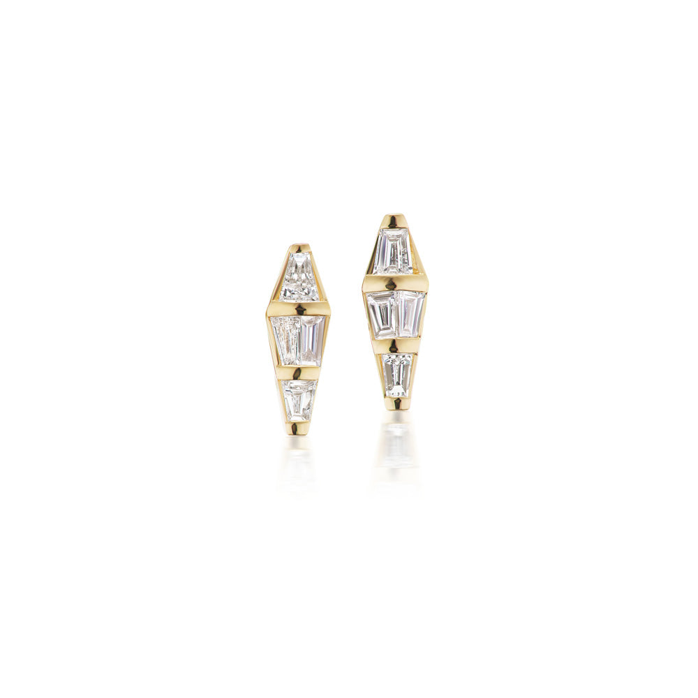 Yellow Gold Spectrum Earrings