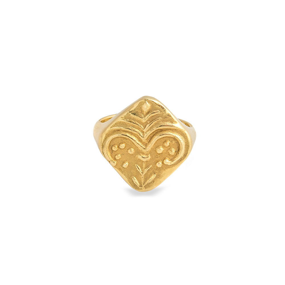 Gold Palmyra Ring